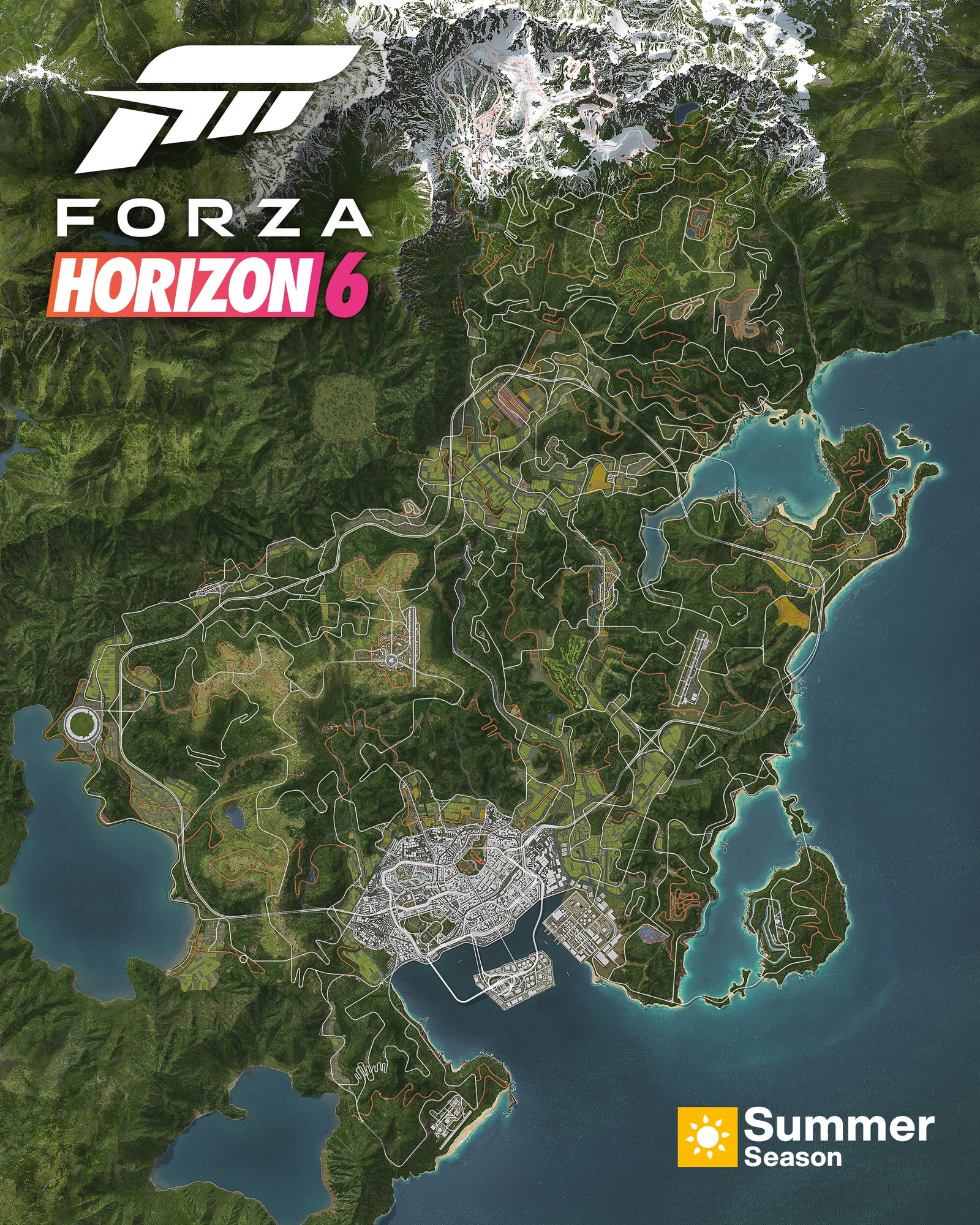 Map | Forza Horizon 6 Wiki